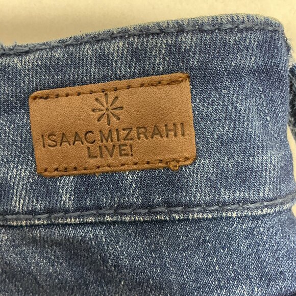 22W JEANS TRUE DENIM Straight Leg Frayed Jeans NWT SUPER NICE! IML! QVC JEANS - Picture 6 of 11